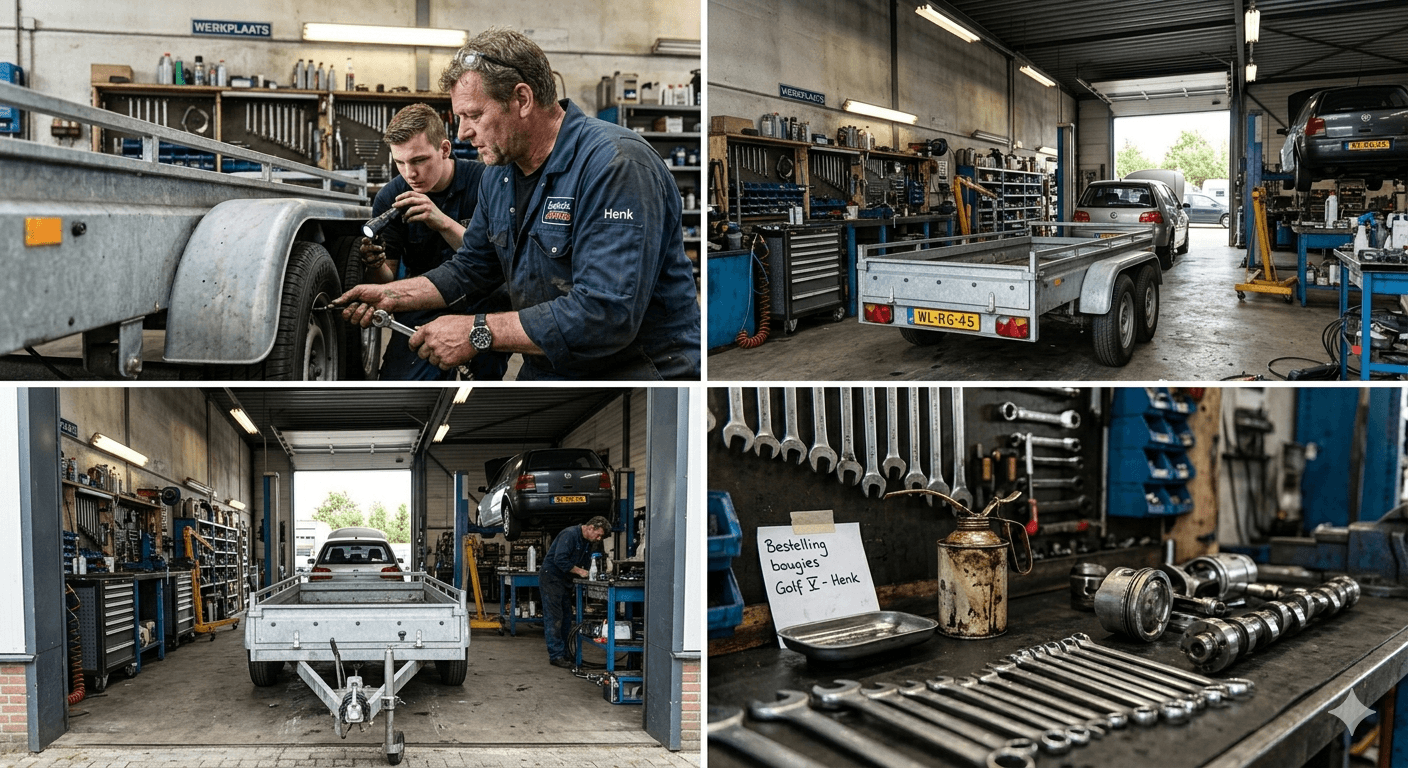 JWS Aanhangwagens garage in Zeewolde - aanhangwagen reparatie en onderhoud