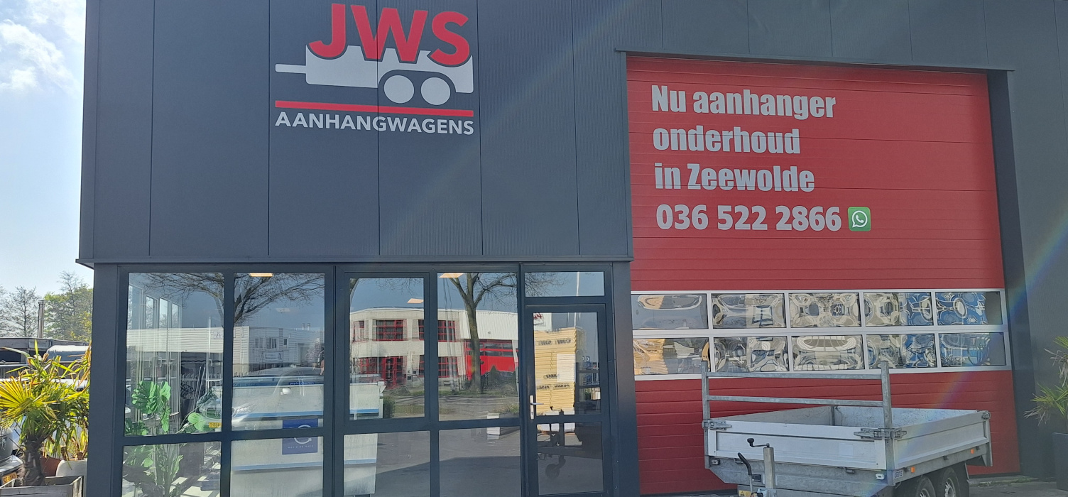 JWS Aanhangwagens pand en wagen
